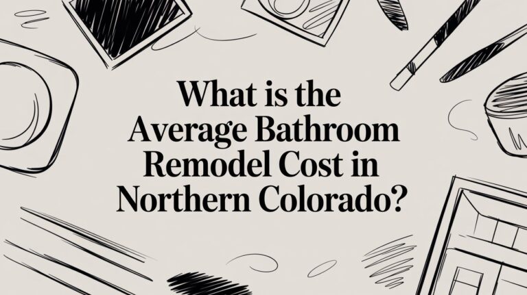 What Is the Average Bathroom Remodel Cost in Northern Colorado?