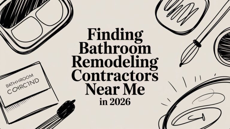 Finding Bathroom Remodeling Contractors Near Me in 2026