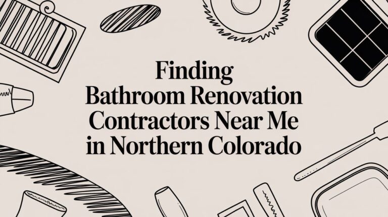 Finding Bathroom Renovation Contractors Near Me in Northern Colorado