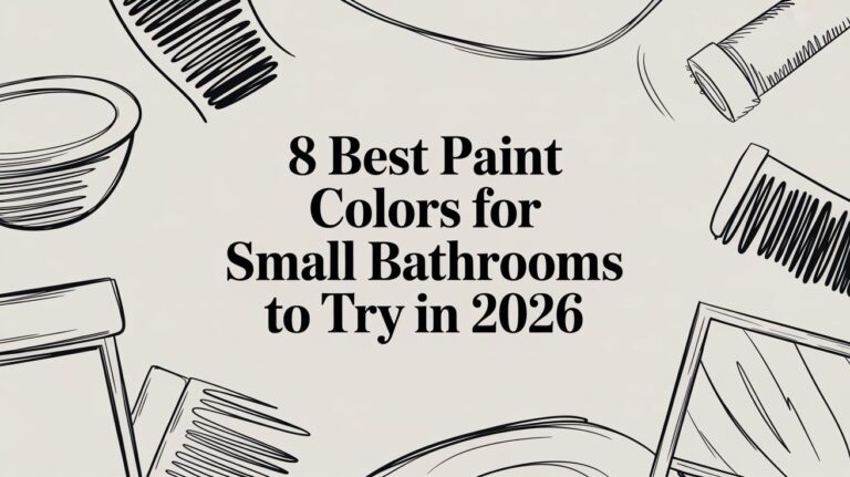 8 Best Paint Colors for Small Bathrooms to Try in 2026