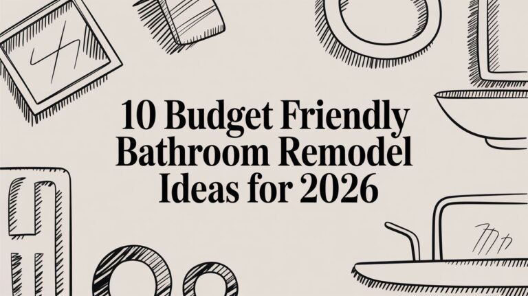 10 Budget Friendly Bathroom Remodel Ideas for 2026