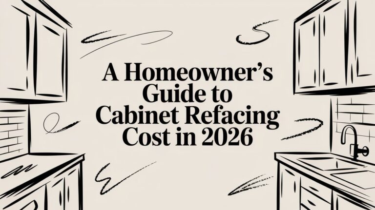 A Homeowner’s Guide to Cabinet Refacing Cost in 2026