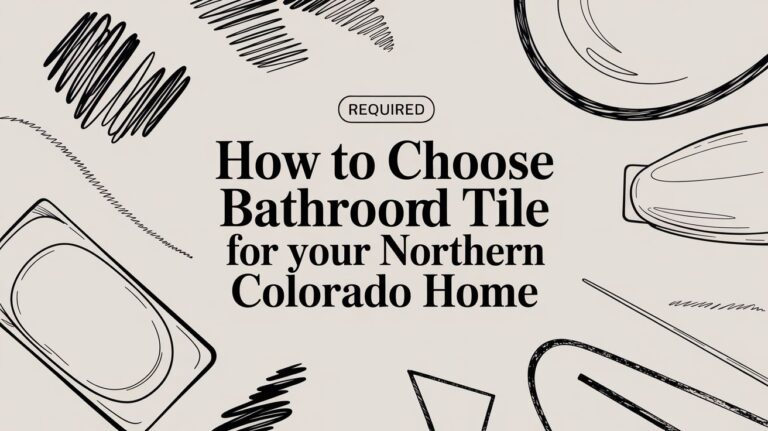 How to Choose Bathroom Tile for Your Northern Colorado Home