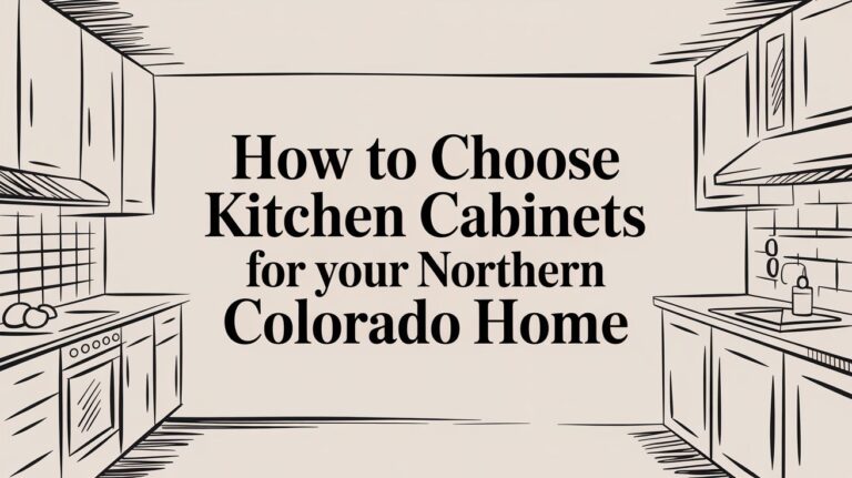 How to Choose Kitchen Cabinets for Your Northern Colorado Home