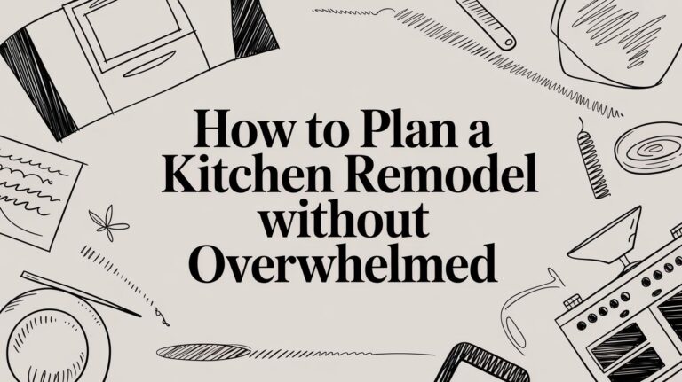 How to Plan a Kitchen Remodel Without Overwhelmed