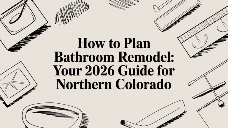 How to Plan Bathroom Remodel: Your 2026 Guide for Northern Colorado