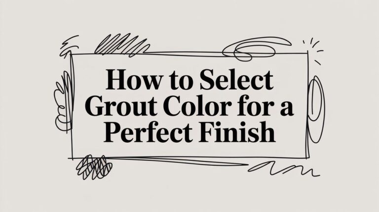 How to Select Grout Color for a Perfect Finish