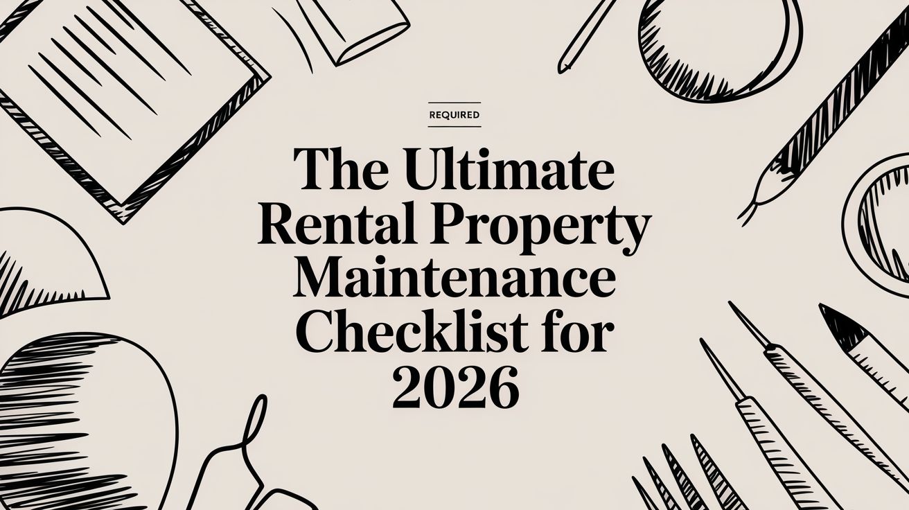 The Ultimate Rental Property Maintenance Checklist for 2026