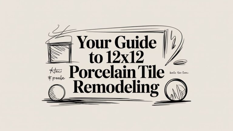 Your Guide to 12×12 Porcelain Tile Remodeling