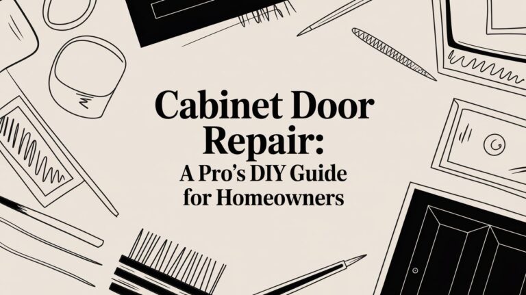 Cabinet Door Repair: A Pro’s DIY Guide for Homeowners