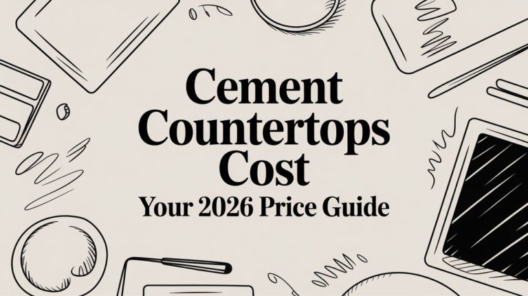 Cement Countertops Cost Your 2026 Price Guide